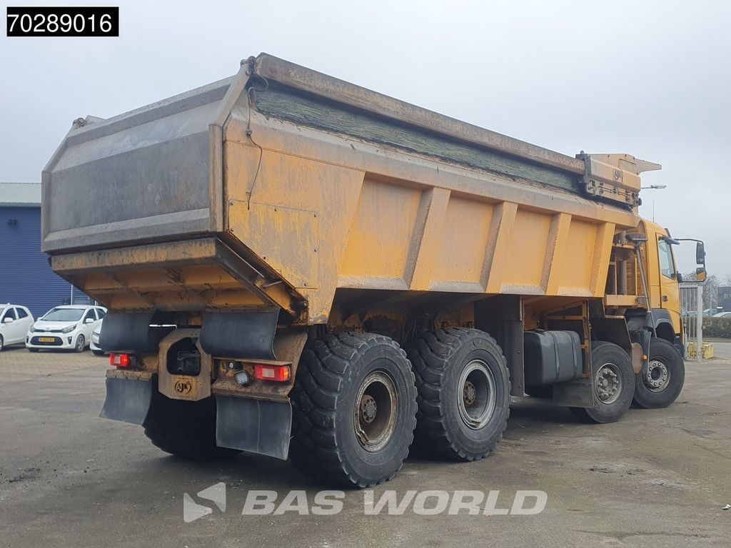 Volvo FMX FMX 520 8X4 32m3 AJK Pusher 40Tons Payload Big-Axle Steering-Axle Powertronic Euro 3