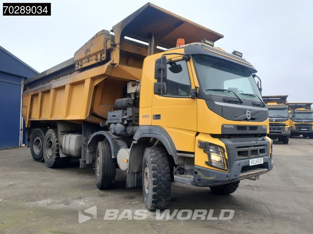 Volvo FMX FMX 520 8X4 32m3 AJK Pusher Big-Axle Steering-Axle Powertronic Euro 3