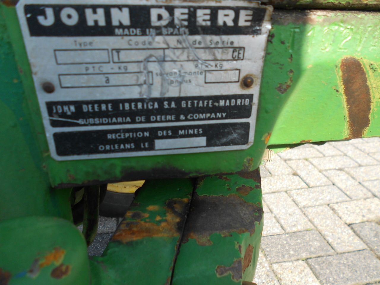 John deere 1020v