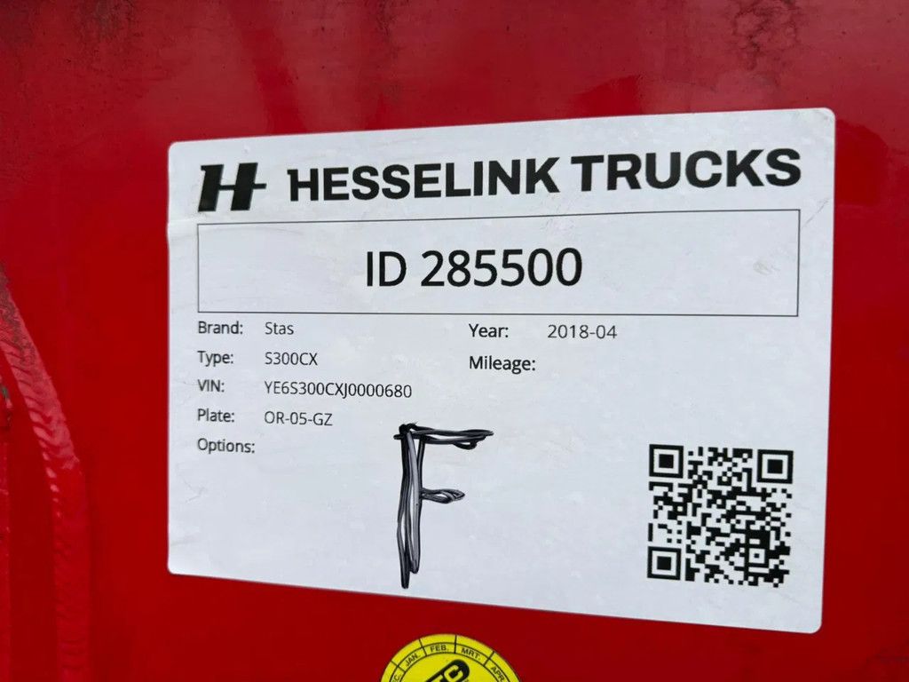 Stas S300CX 58m3 Stuuras Alcoa Klep/Deuren Wabco Smartboard 2 Graanluiken NL Trailer APK 8-2026
