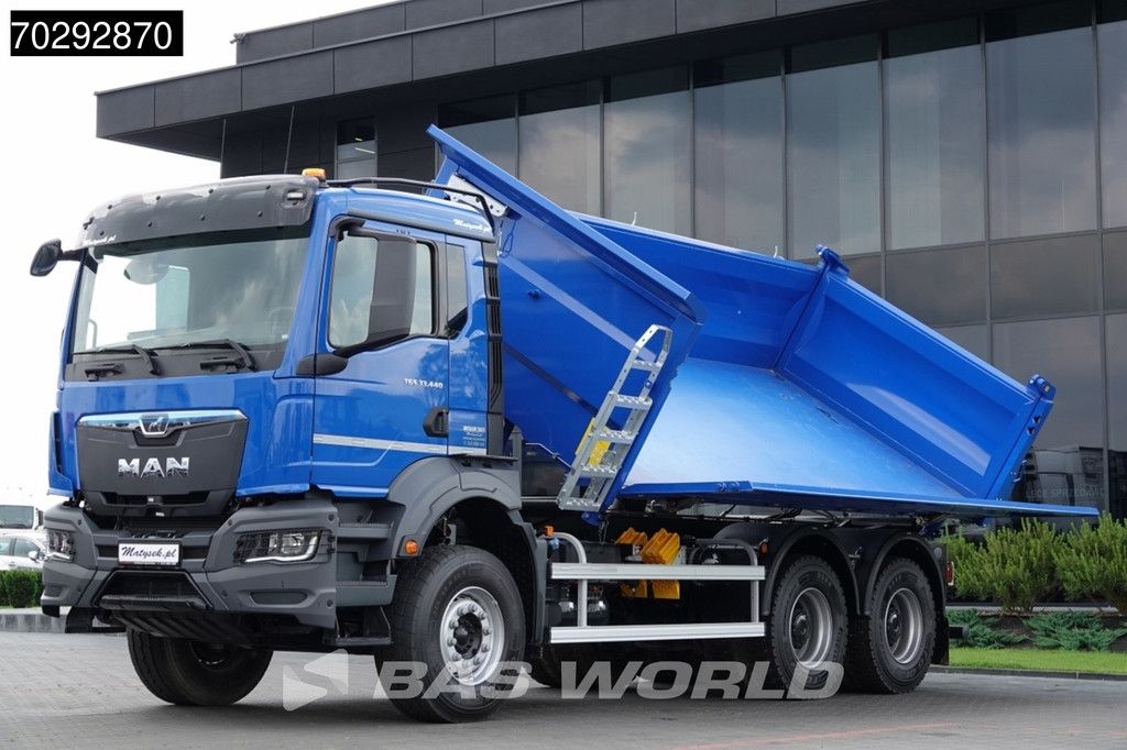 MAN TGS TGS 33.440 6X4 NEW! 3-way KH kipper Steelsuspension Big-Axle Manual Euro 6