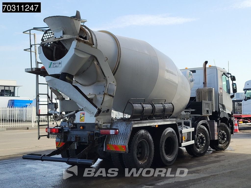 Renault C 430 8X4 9m3 Stetter Mixer Steel suspension Automatic Euro 6