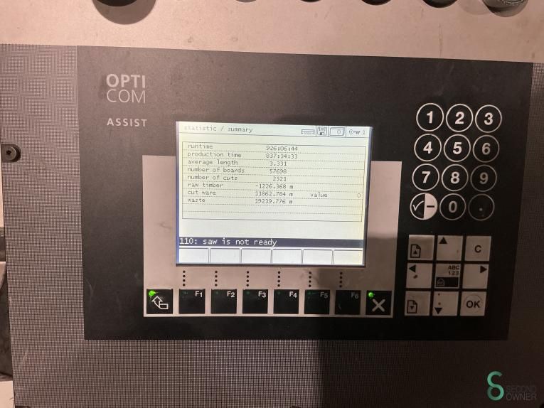 Optimization cross-cut saws Weinig Opticut S50 2012