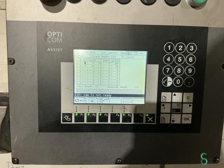 Optimization cross-cut saws Weinig Opticut S50 2012