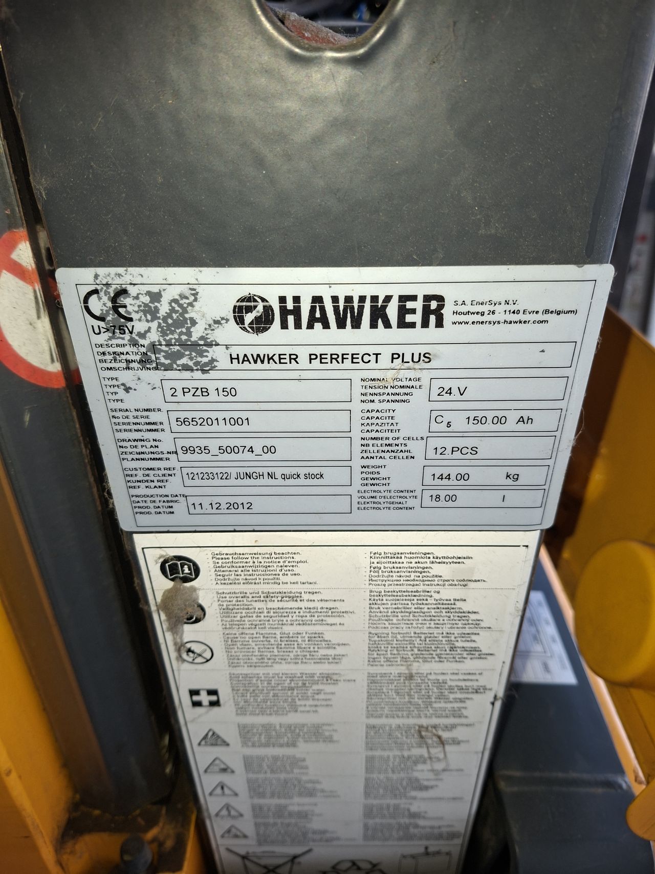 Jungheinrich EJC 12 hefhoogte 2.5 meter 1200 kg