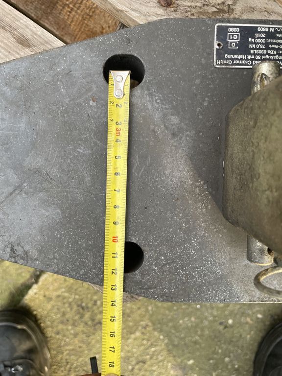 Onbekend K80 aanhangerkoppeling/kipperplaat