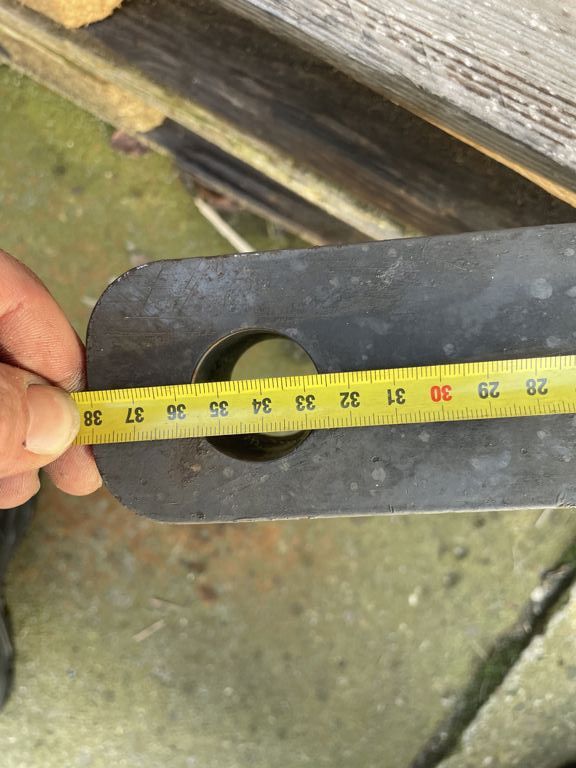 Onbekend K80 aanhangerkoppeling/kipperplaat