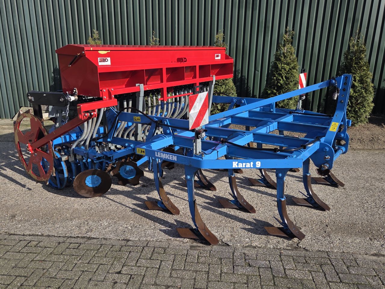Lemken Karat 9/300 + Zibo zaaiopbouw