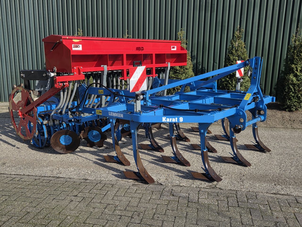 Lemken Karat 9/300 + Zibo zaaiopbouw