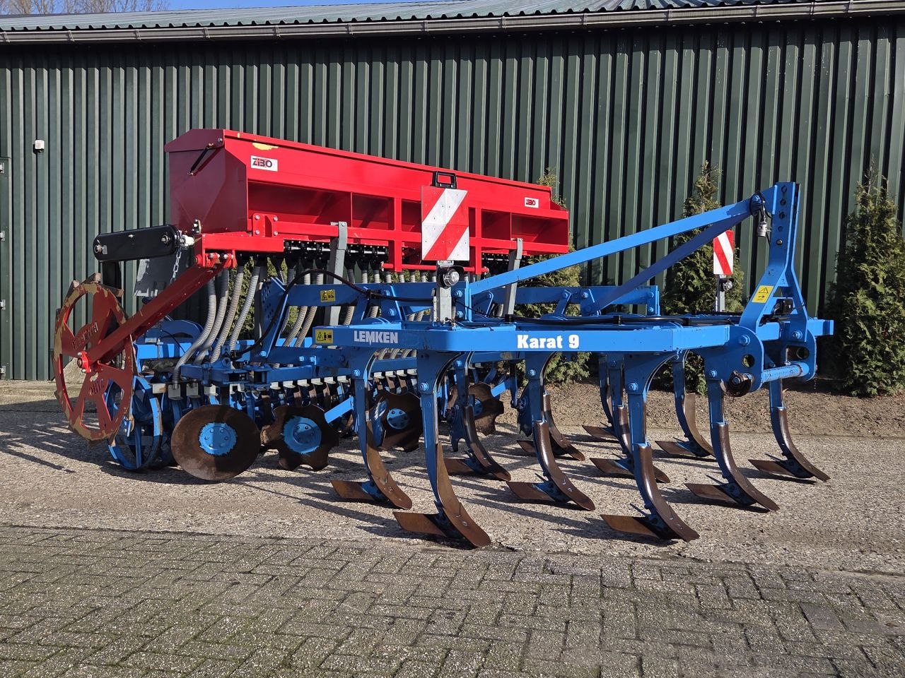 Lemken Karat 9/300 + Zibo zaaiopbouw