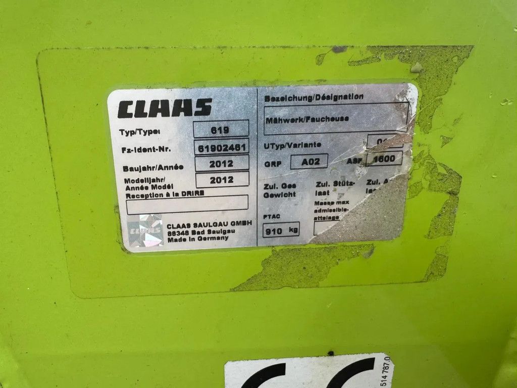 Claas disco 3500 schijvenmaaier cyclo maaier