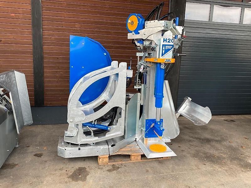 Binderberger Liegendspalter Kreissäge Förderband Wind