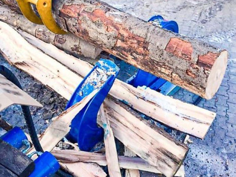 Spaltzange Rückewagen  Vorspalter Holzzange