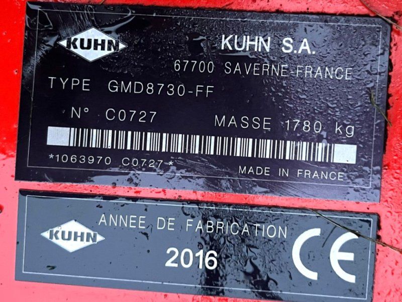 Kuhn GMD 8730-FF