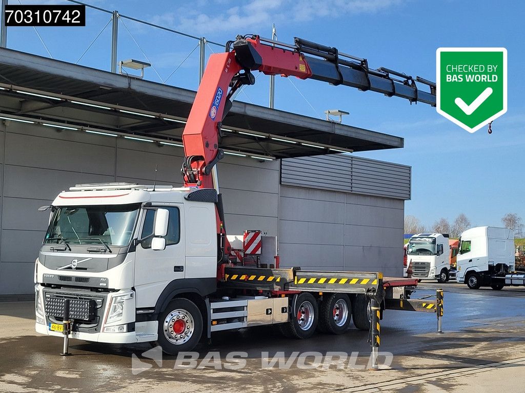 Volvo FM 540 8X4 NL-truck HMF 6020 K Crane 8 extension Lift+steering axle Automatic Euro 6