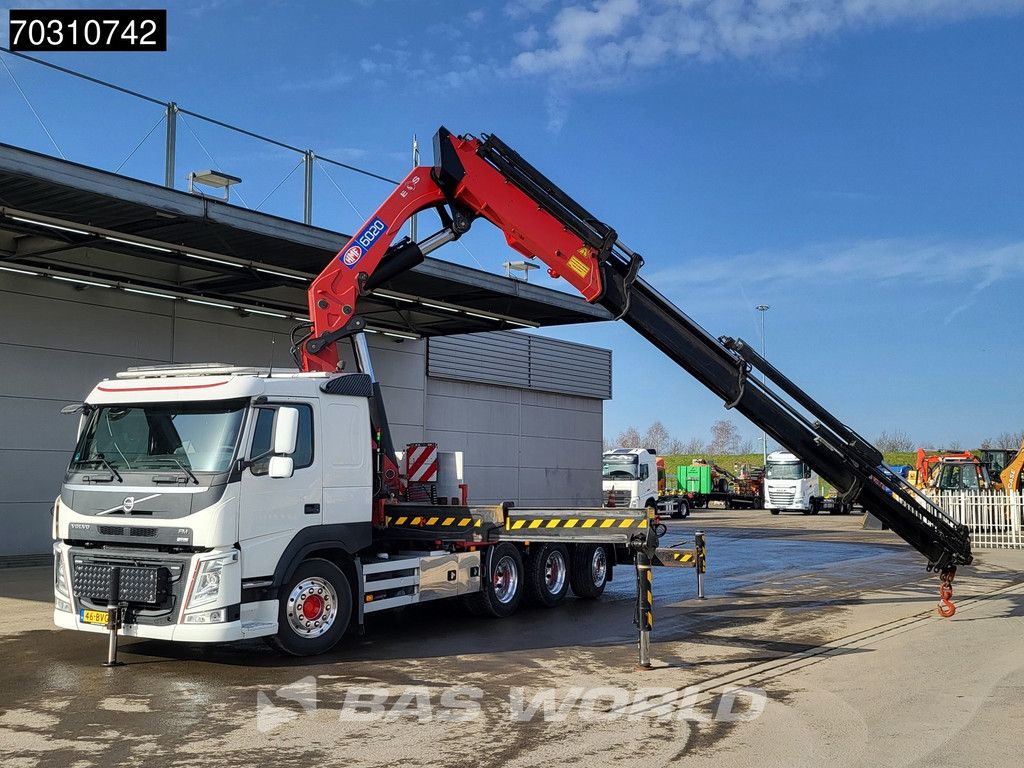 Volvo FM 540 8X4 NL-truck HMF 6020 K Crane 8 extension Lift+steering axle Automatic Euro 6