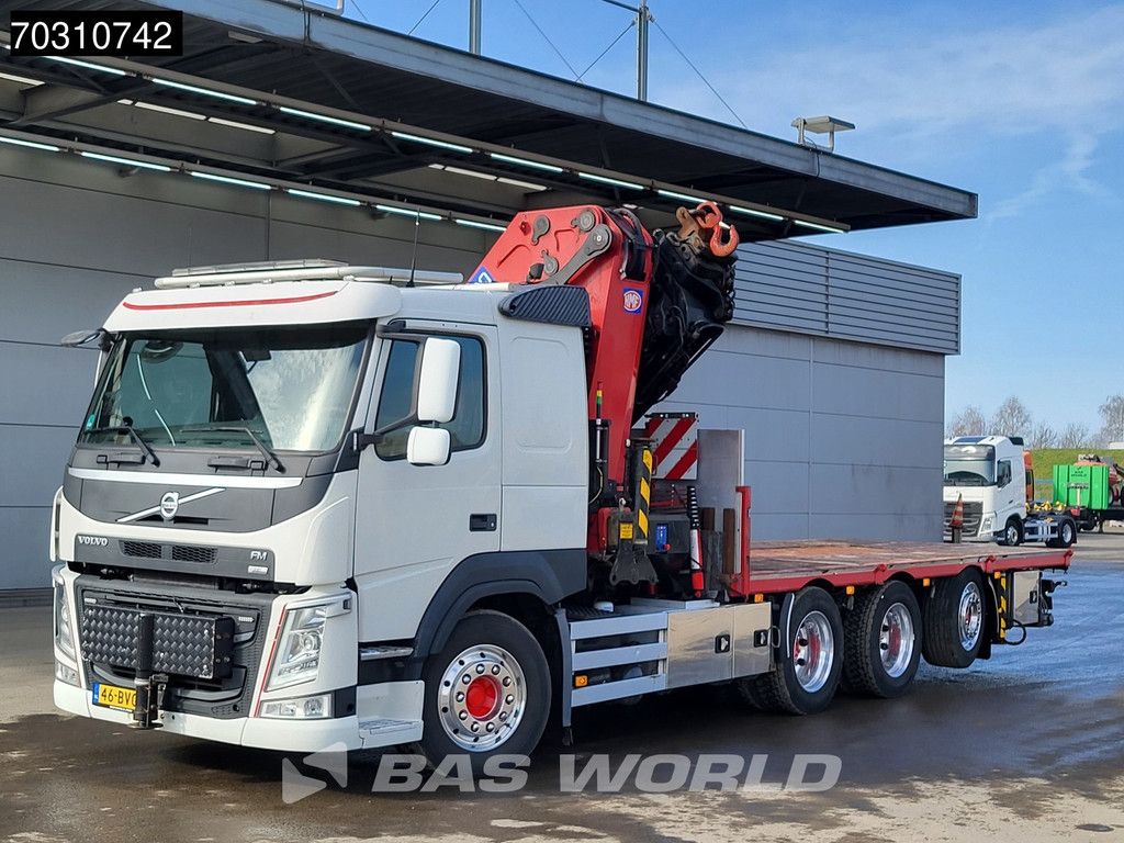 Volvo FM 540 8X4 NL-truck HMF 6020 K Crane 8 extension Lift+steering axle Automatic Euro 6
