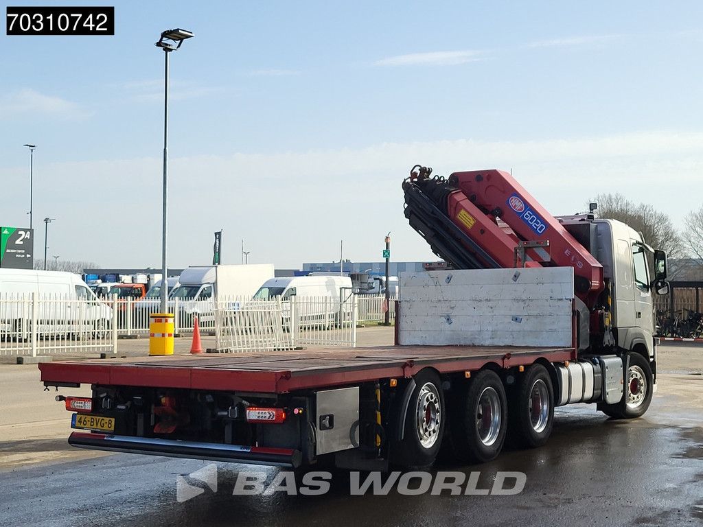 Volvo FM 540 8X4 NL-truck HMF 6020 K Crane 8 extension Lift+steering axle Automatic Euro 6