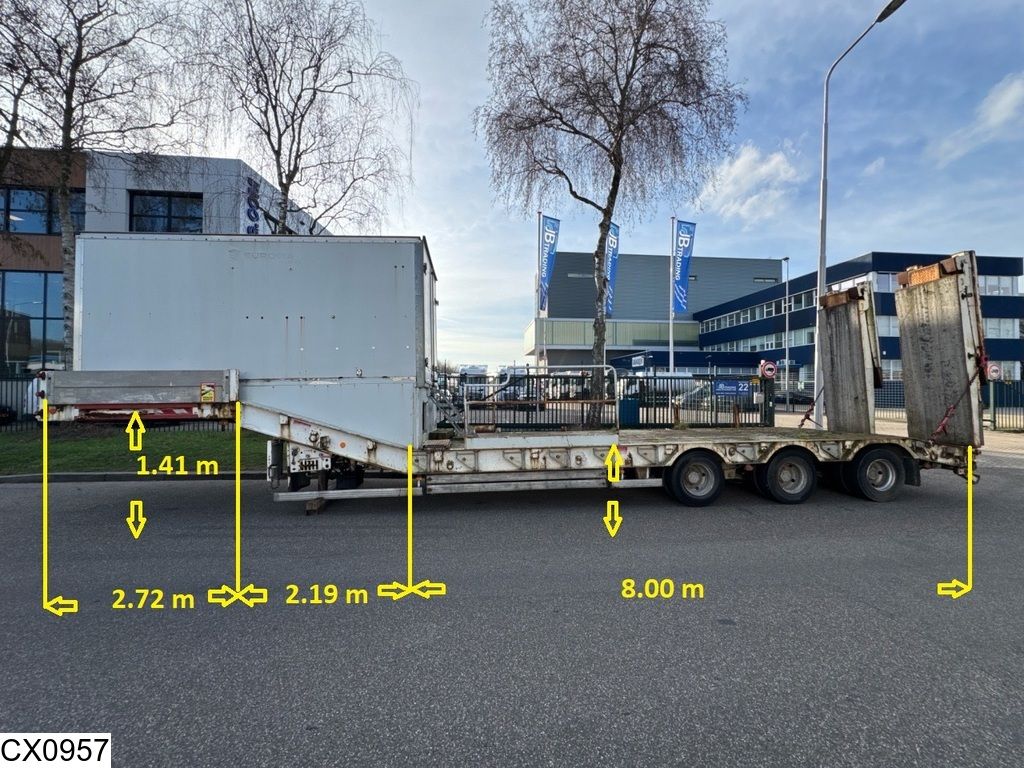 Kaiser Lowbed 57.000 kg, 255cm + 2x 22cm