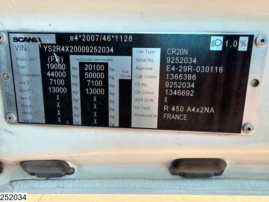 Scania R 450 EURO 6, Retarder, Standairco