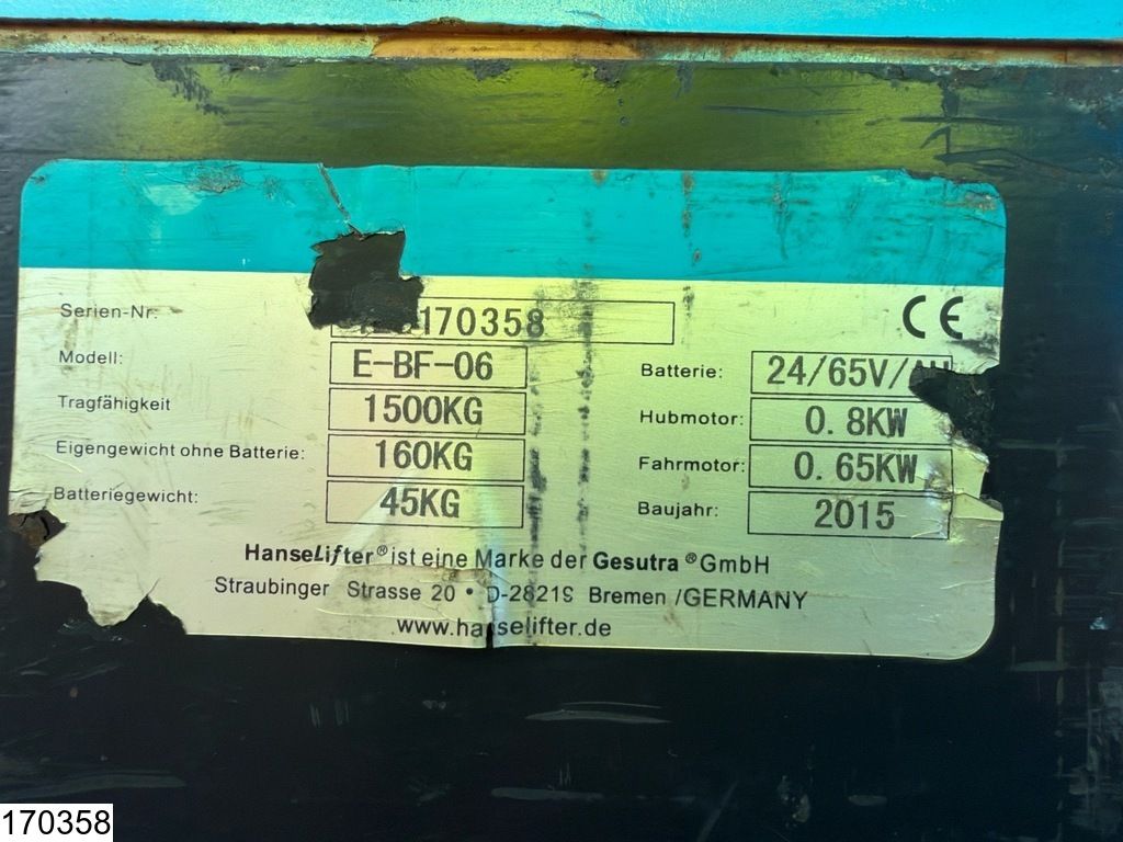 HanseLifter E-BF-06 HanseLifter E-BF-06