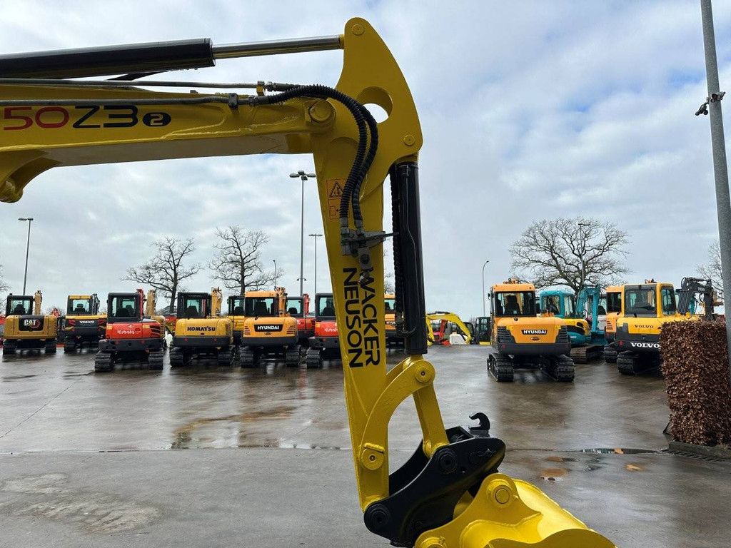 Wacker Neuson 50Z3 Diesel 28.6kW Tracked Excavator 2014