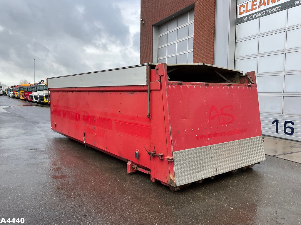 Container 25 m³ met milieukleppen