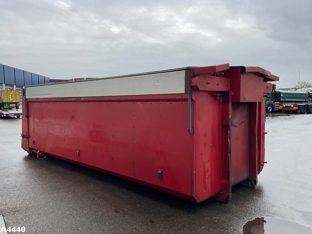 Container 25 m³ met milieukleppen