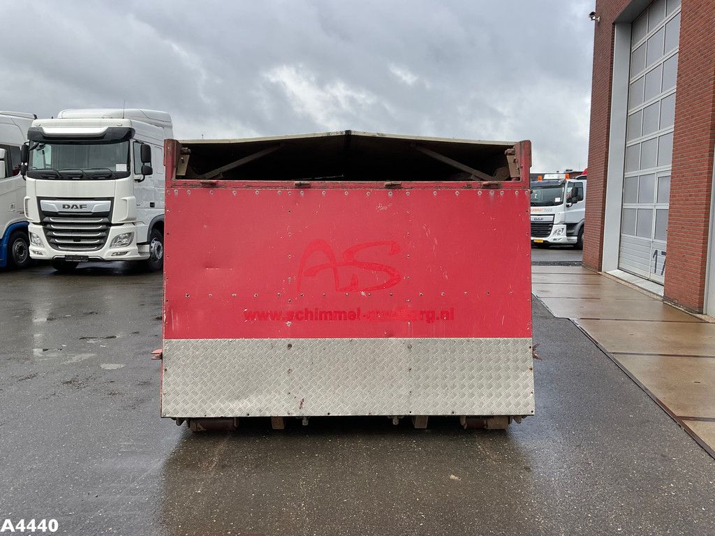 Container 25 m³ met milieukleppen