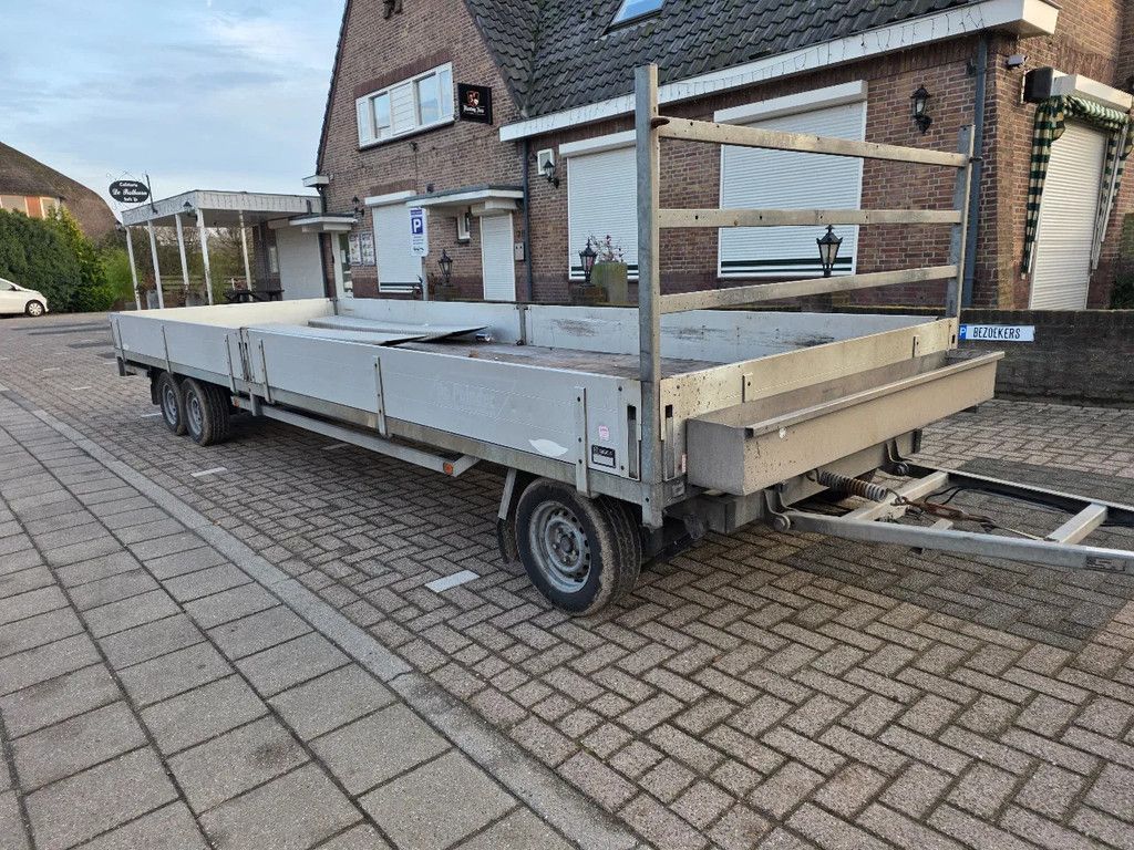 Hulco Schamelwagen 6m aanhanger Plateau