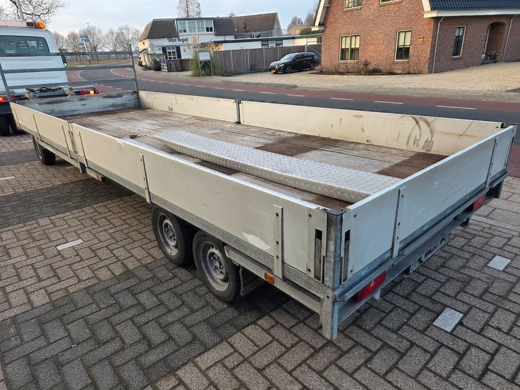 Hulco Schamelwagen 6m aanhanger Plateau