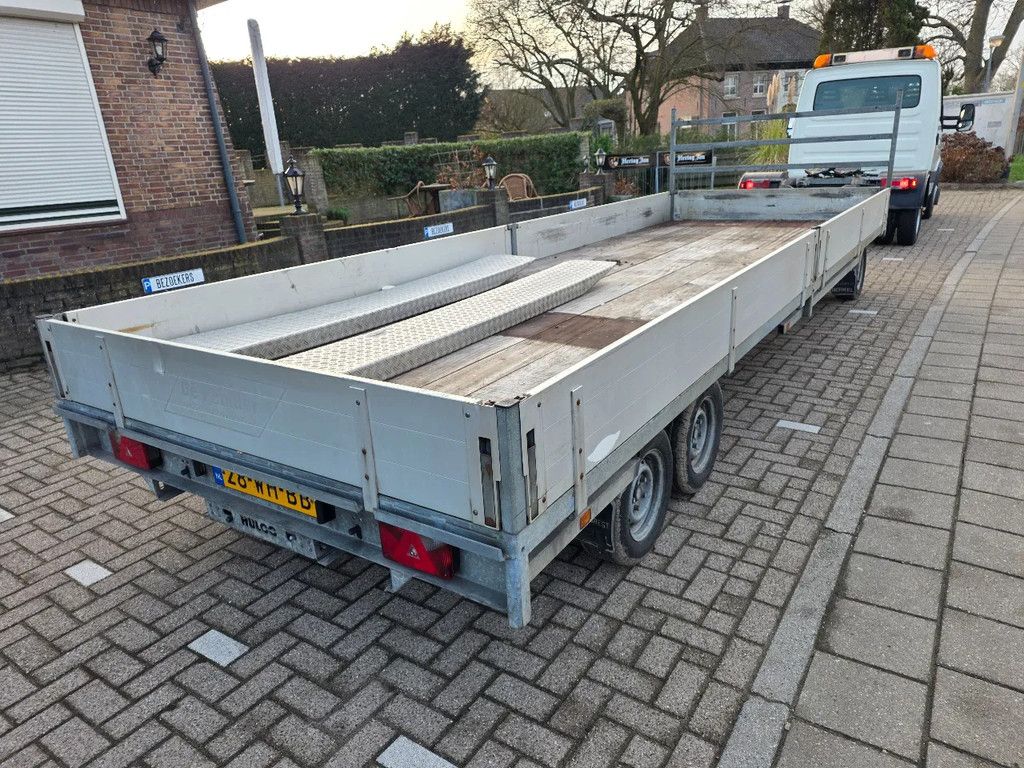 Hulco Schamelwagen 6m aanhanger Plateau