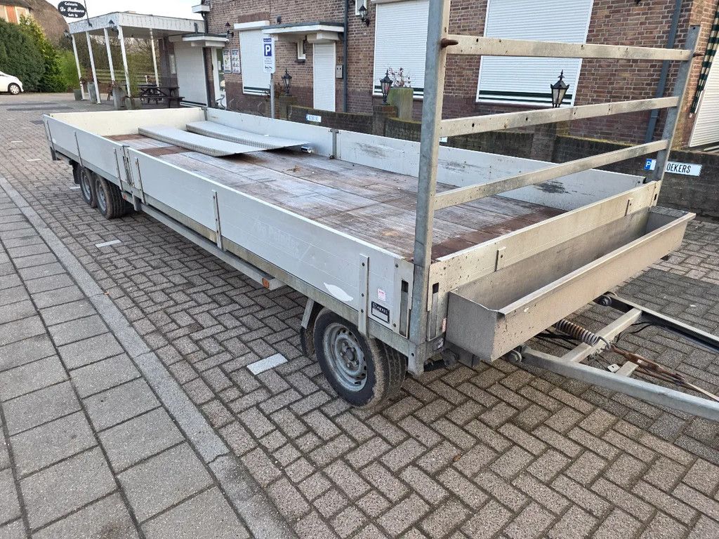 Hulco Schamelwagen 6m aanhanger Plateau