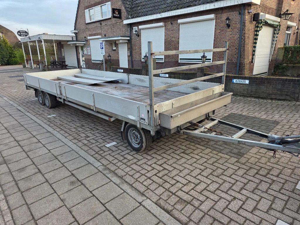Hulco Schamelwagen 6m aanhanger Plateau