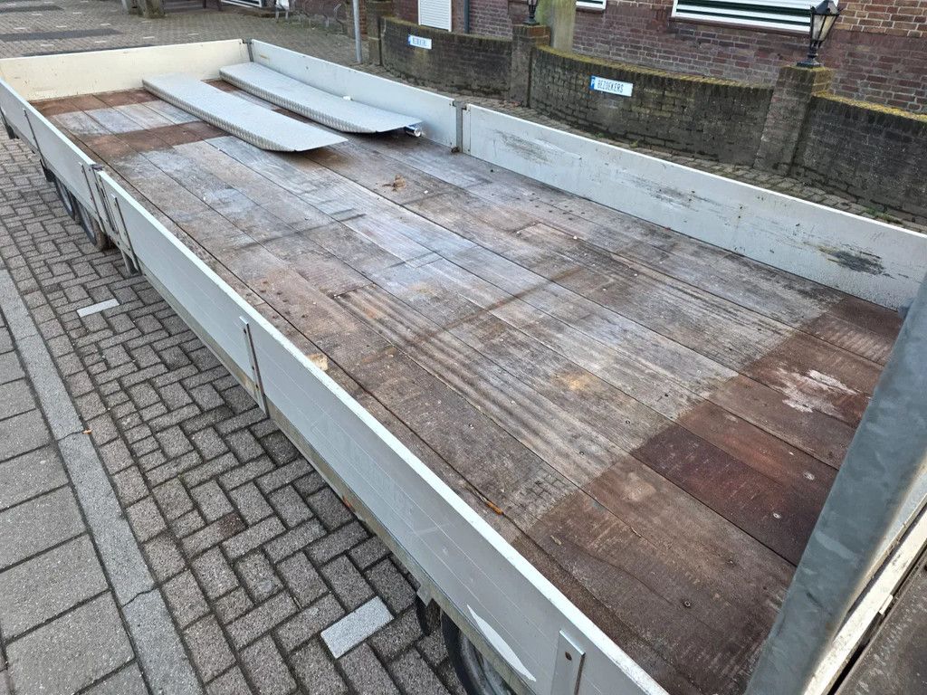 Hulco Schamelwagen 6m aanhanger Plateau