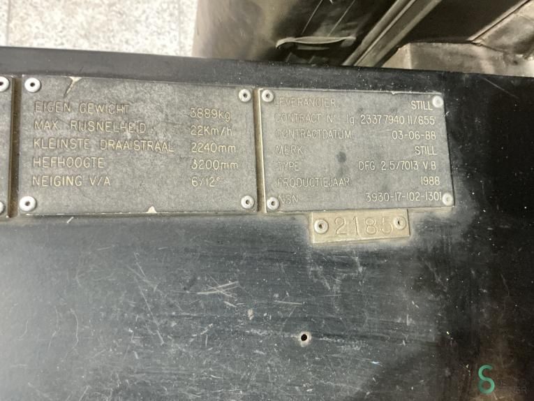 Forklifts Diesel Still R 70-25 1988