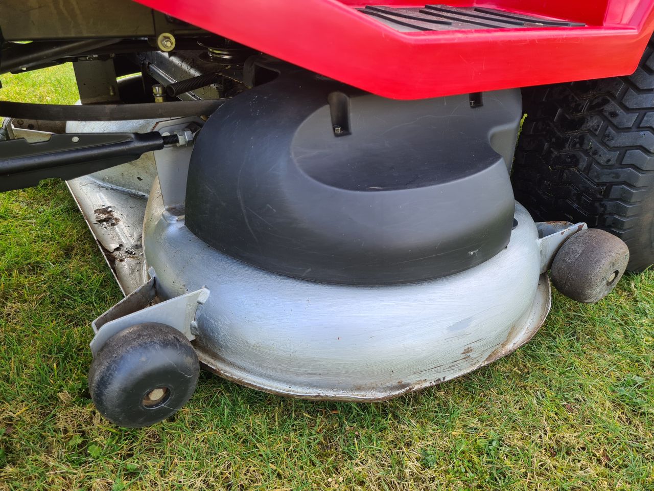 Honda HF 2417 zitmaaier met opvangbak.