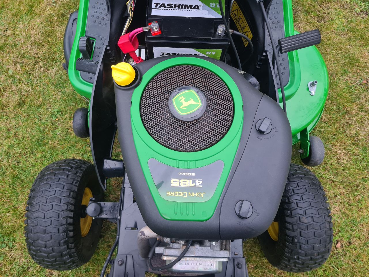 John deere X125 x 125 zitmaaier 18.5 pk motor hydrostaat.