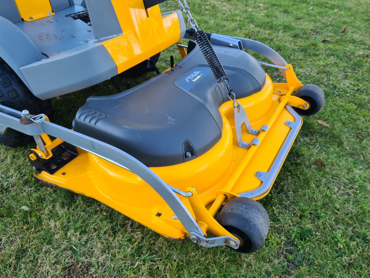 Stiga Villa frontmaaier mulch mulchmaaier zitmaaier.