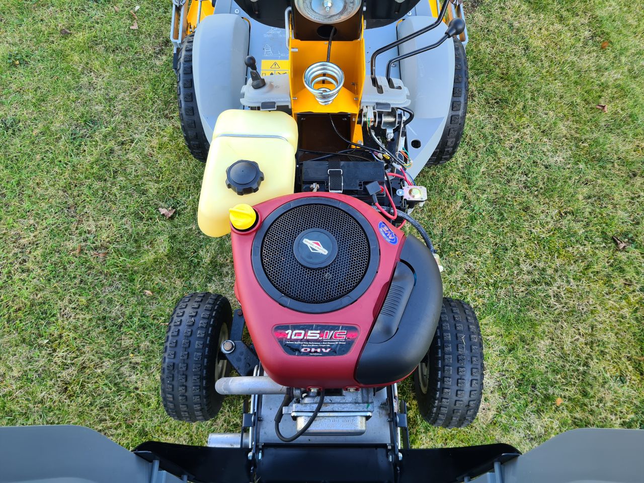 Stiga Villa frontmaaier mulch mulchmaaier zitmaaier.