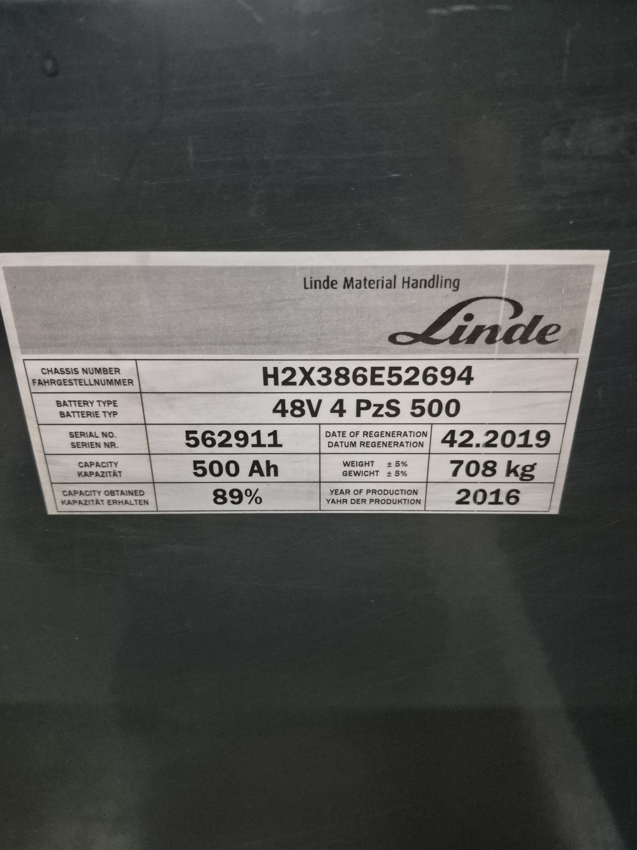 Linde E16C-02 bj 2014 triplex freelift sideshift 4.620 mm