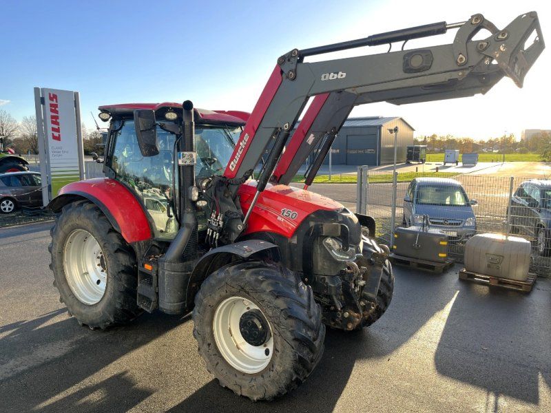 Case MAXXUM 150 CVX, QUICKE Q66 Frontlader
