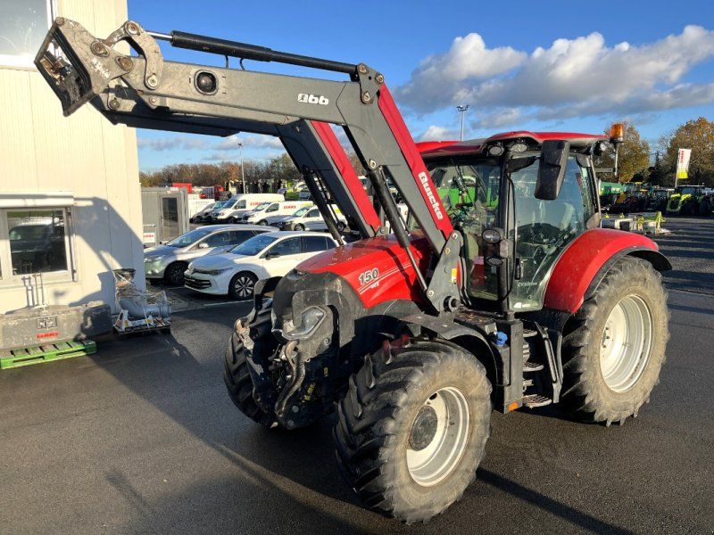 Case MAXXUM 150 CVX, QUICKE Q66 Frontlader