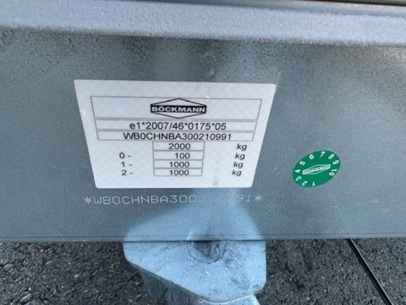 Böckmann Hochlader HL-AL 2516/20 2to 2,56x1,65m