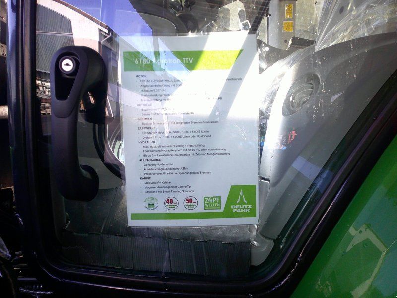 Deutz-Fahr 6180 TTV, stufenlos, Altpeismaschiene 10 % sparen