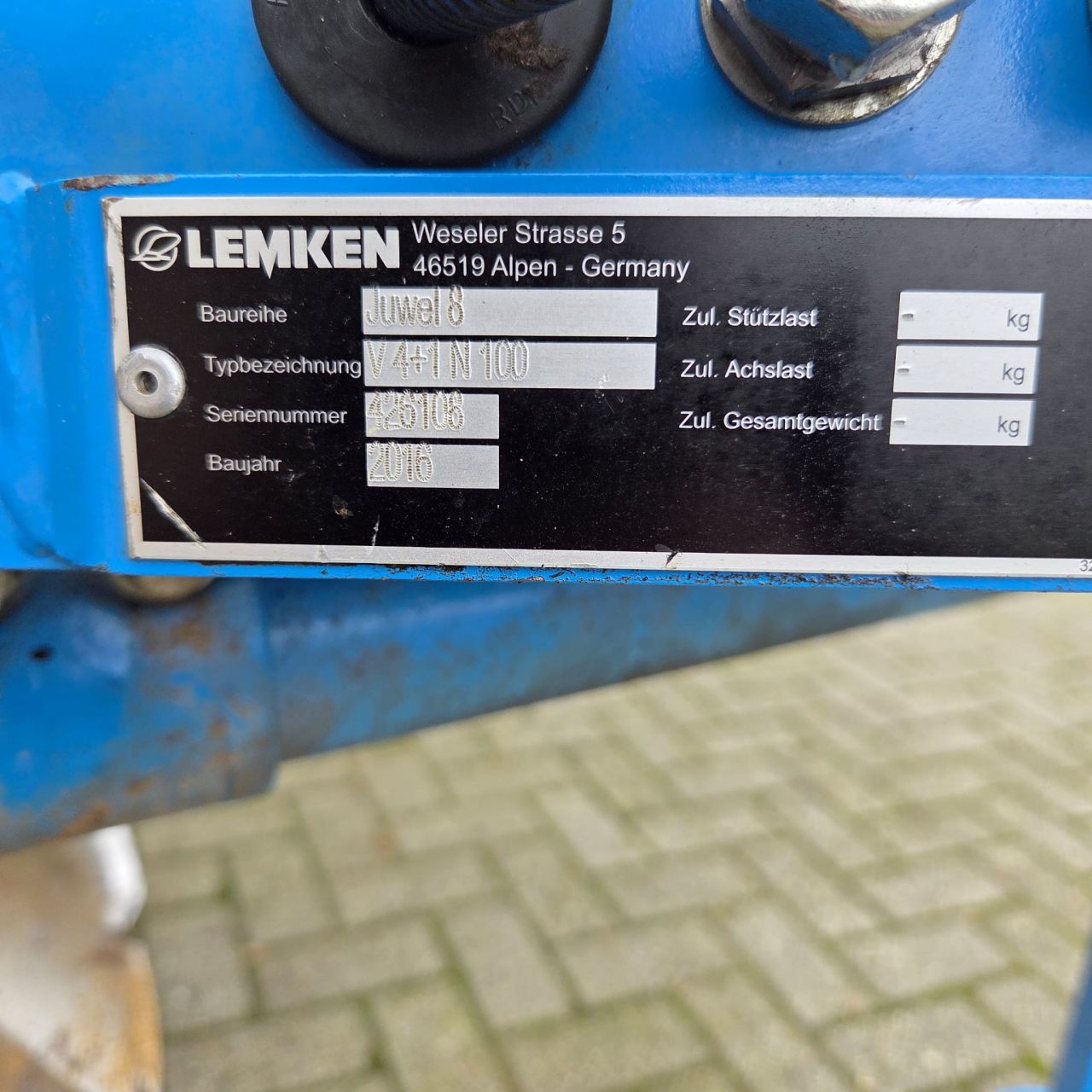 Lemken Juwel 8 V4+1 N 100 met Flexpack