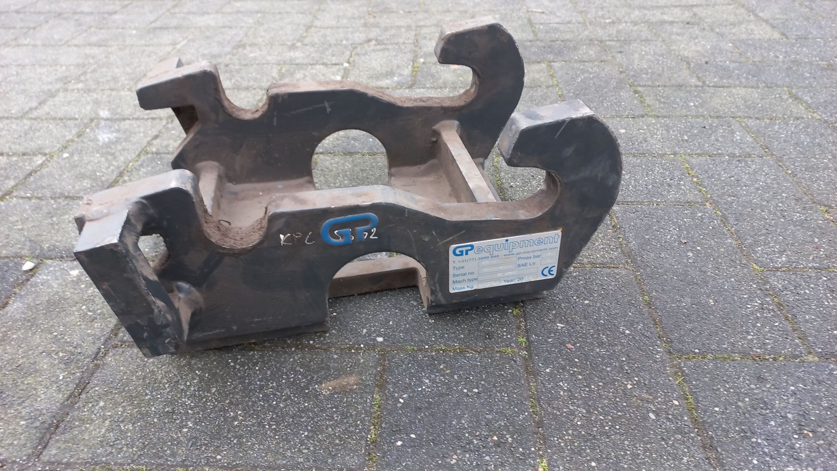 Hydraulische rotator cw05 kopplaat