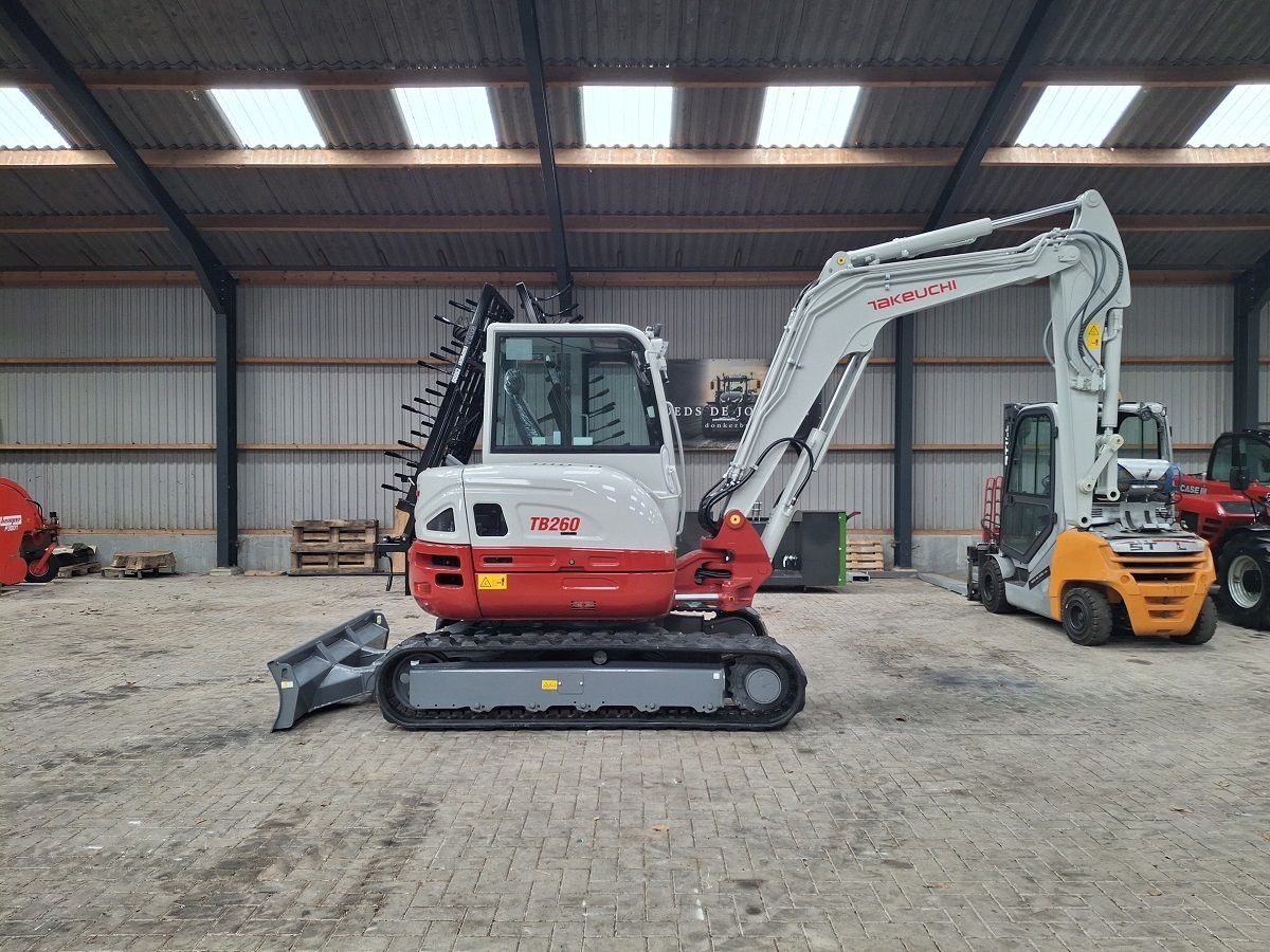 Takeuchi TB260 minigraver, BJ2025, Nieuw!