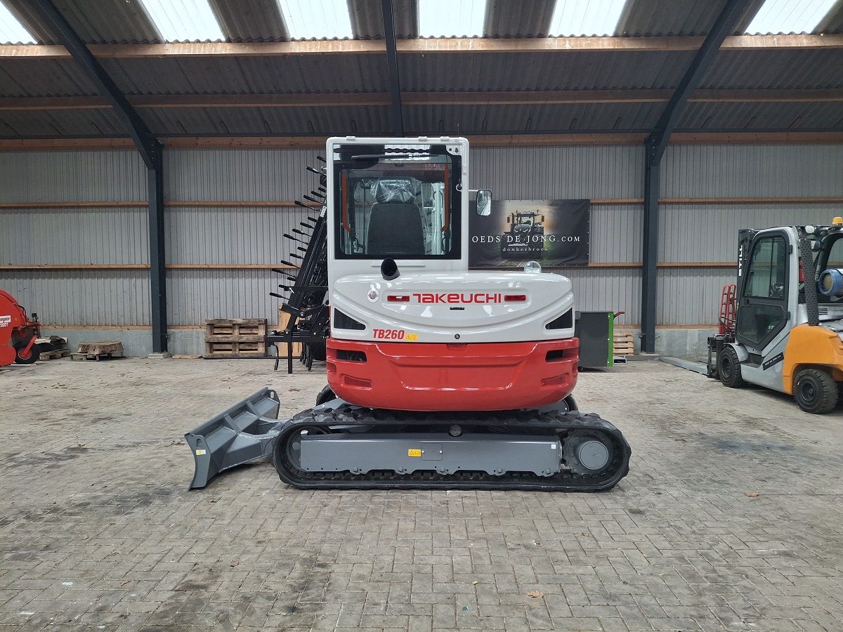 Takeuchi TB260 minigraver, BJ2025, Nieuw!