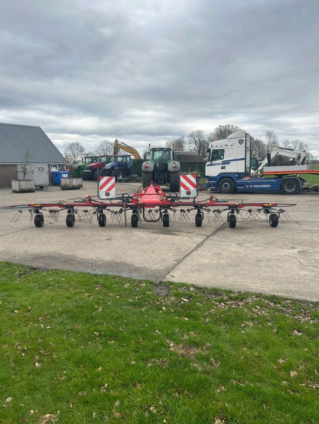 Vicon Fanex 804 Schudder schuinstelling